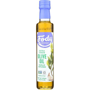 Fody Food Co - Garlic Infused Extra Virgin Olive Oil, 8.4 Oz