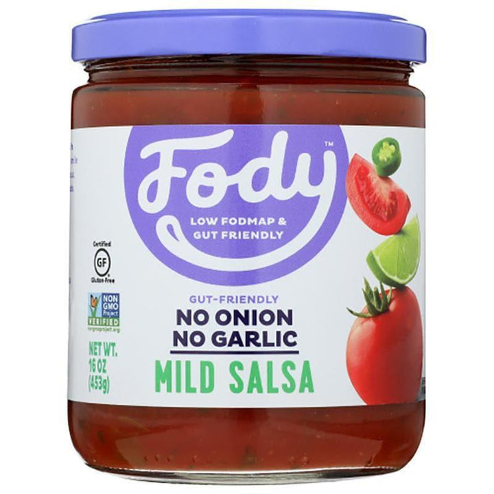 Fody Food Co – Mild Salsa Low FODMAP, 16 oz- Pantry 1