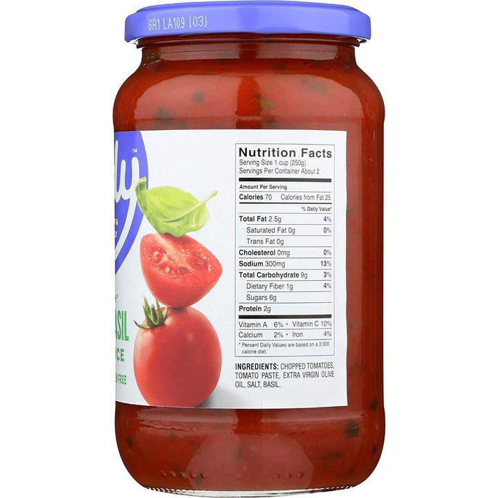 Fody Food Co – Pasta Sauce Tomato Basil, 19.4 oz- Pantry 2