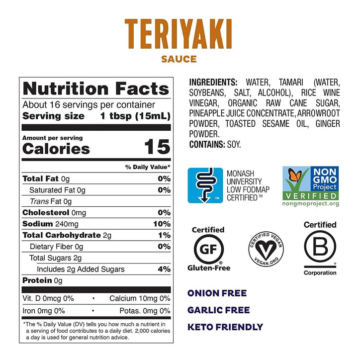 Fody Food Co – Teriyaki Sauce, 8 oz- Pantry 2