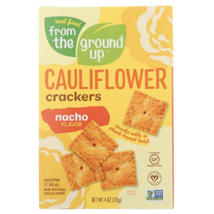 From The Ground Up - Cauliflower Nacho Crackers, 4 Oz