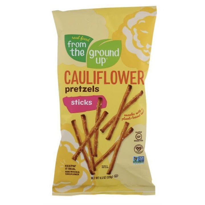 From The Ground Up - Cauliflower Pretzel Sticks, 4.5 Oz- Pantry 1