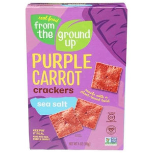 From the Ground Up – Purple Carrot Crackers – Sea Salt