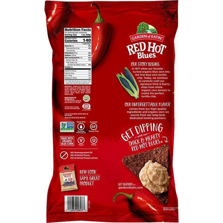 Garden of Eatin – the Red Hot Blues Corn Tortilla Chips, 5.5 oz- Pantry 3