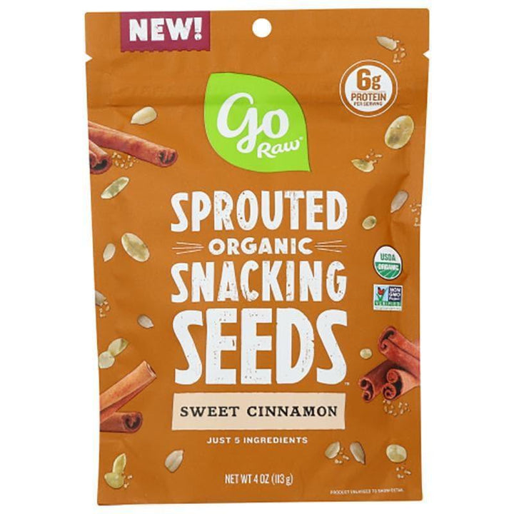 Go Raw – Snacking Seeds Sweet Cinnamon, 4 oz- Pantry 1