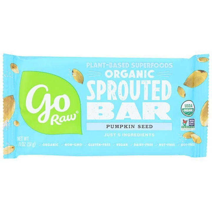 Go Raw – Sprouted Bars – Pumpkin Seed, 1.8 oz- Pantry 1