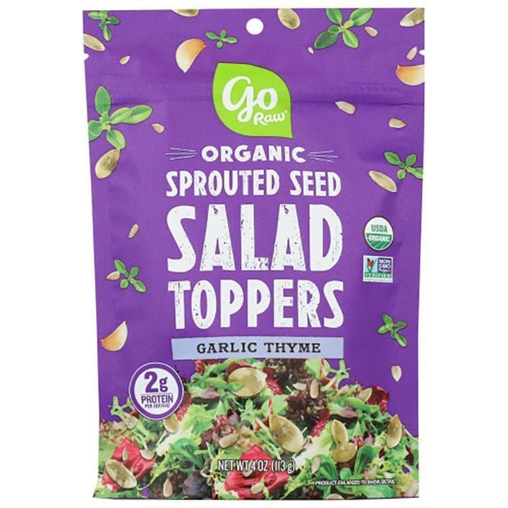 Go Raw – Sprouted Salad Topper Garlic Thyme, 4 oz- Pantry 1