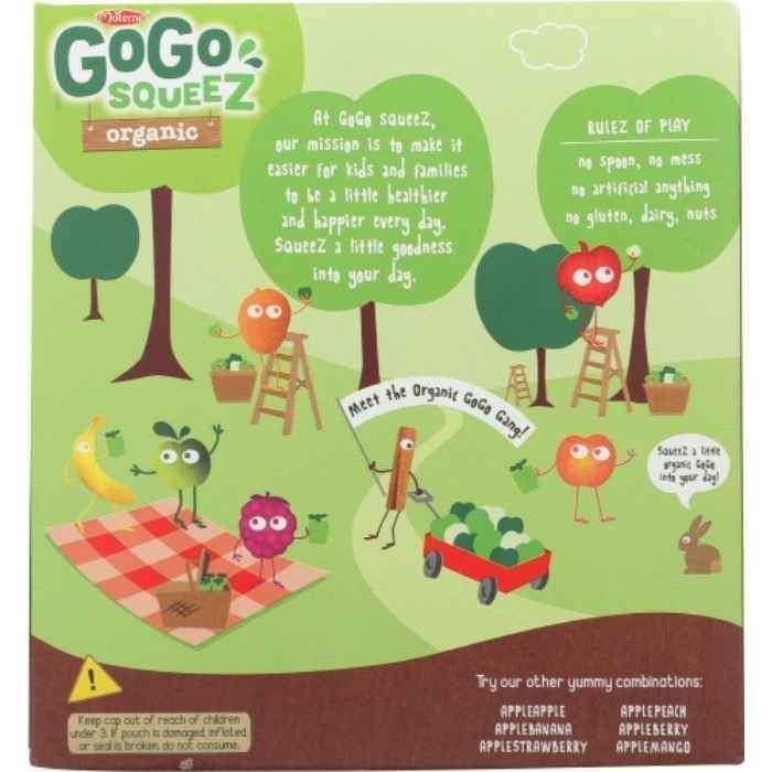 Gogo SqueeZ - Organic Fruit Pouches- Pantry 4