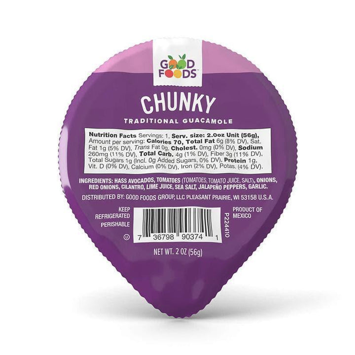 Good Foods - Chunky Guacamole Dip 4pk, 8 Oz- Pantry 2