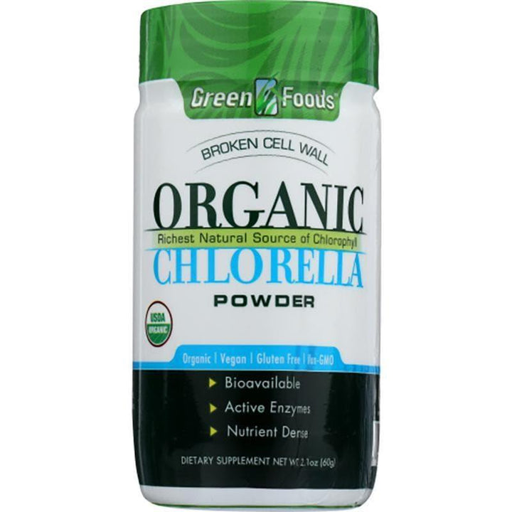 Green Foods – Chlorella Powder, 2.1 oz- Pantry 1