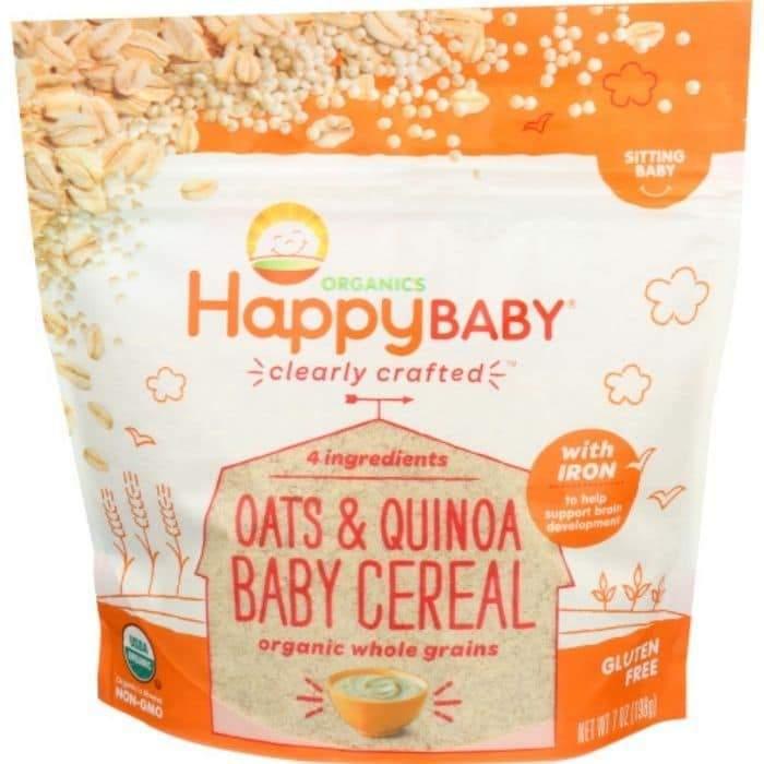 Happy Baby – Oats and Quinoa Baby Cereal, 7oz- Pantry 1