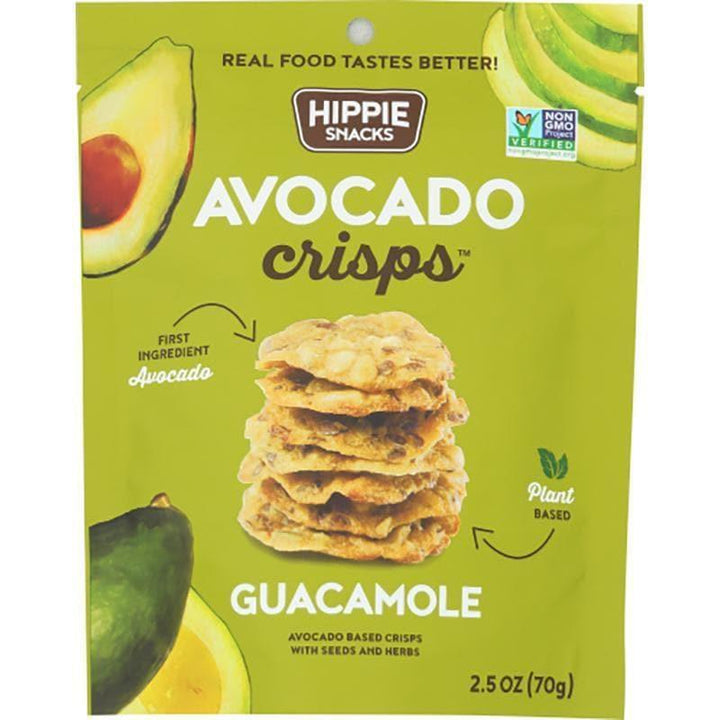 Hippie Snacks – Avocado Crisps Guacamole, 2.5 oz- Pantry 1