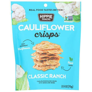 Hippie Snacks – Cauliflower Crisps Classic Ranch, 2.5 oz