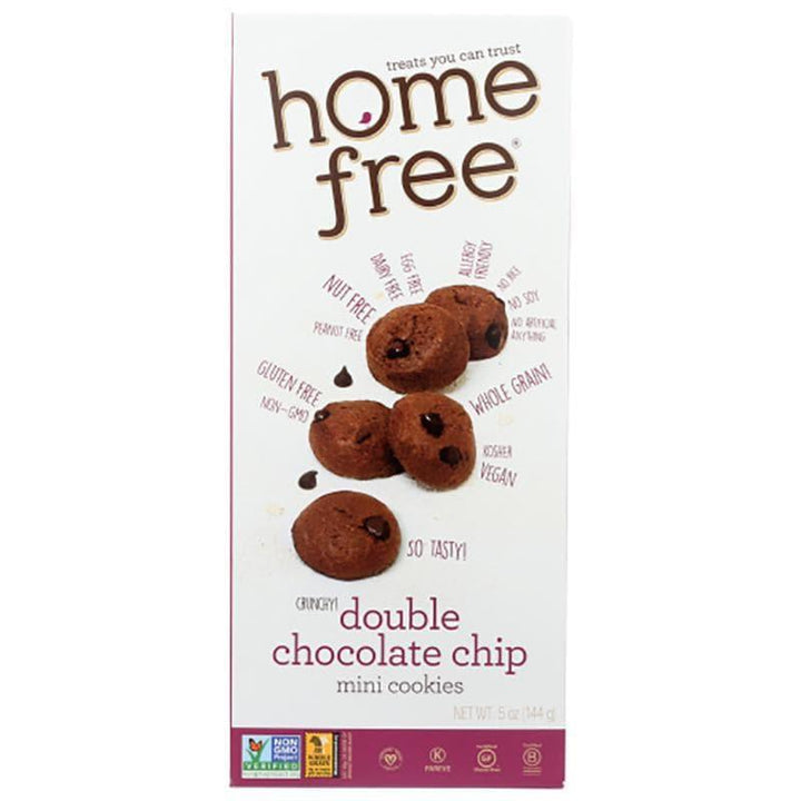 Homefree – Double Chocolate Chip Mini Cookies, 5 oz- Pantry 1