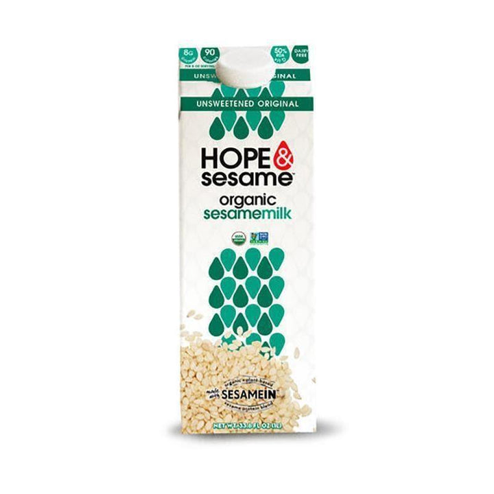 Hope and Sesame – Unsweetened Original Sesame Milk, 33.8 oz- Pantry 1
