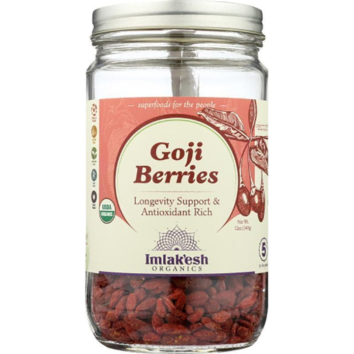 Imlakesh Organics – Goji Berries, 12 oz- Pantry 1