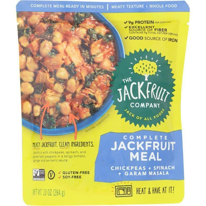 Jackfruit Company – Jackfruit Chickpea Garam Masala Meal, 10 oz | Pack of 2- Pantry 1