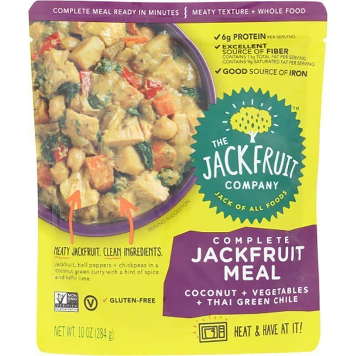 Jackfruit Company – Jackfruit Thai Green Chile Meal, 10 oz | Pack of 2- Pantry 1