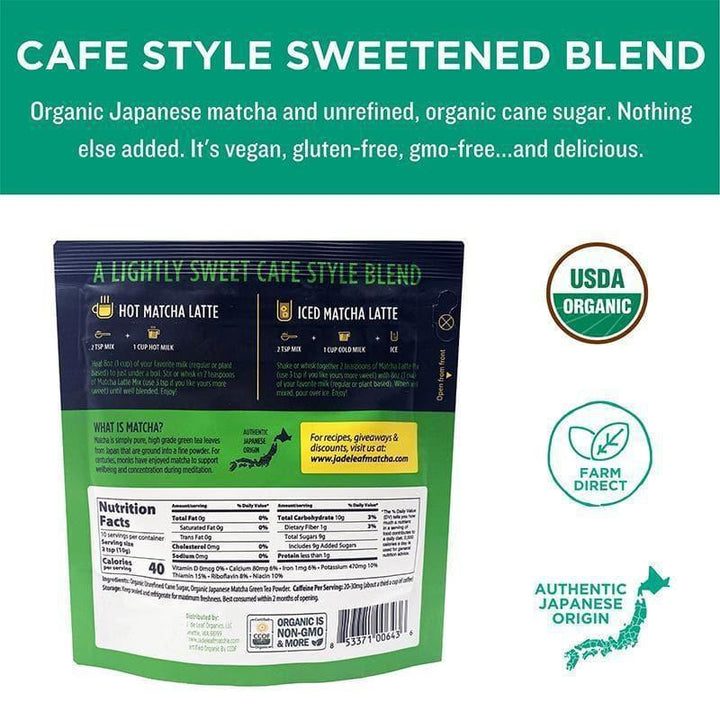 Jade Leaf - Matcha Tea Latte Mix, 3.5 Oz- Pantry 2