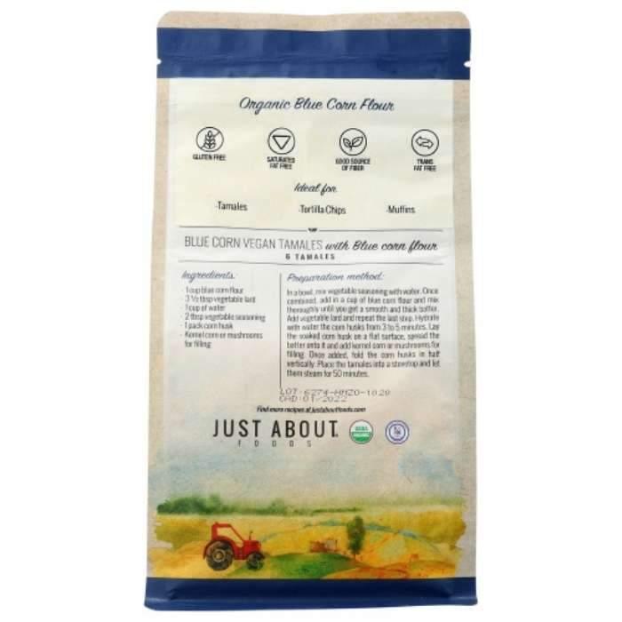 Just About Foods – Blue Corn Flour, 16oz- Pantry 3