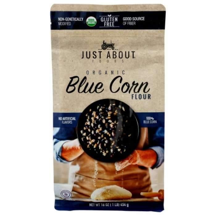 Just About Foods – Blue Corn Flour, 16oz- Pantry 4