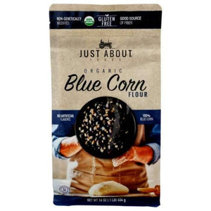 Just About Foods – Blue Corn Flour, 16oz