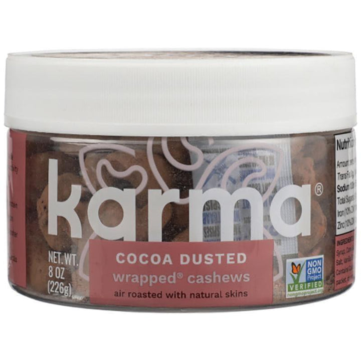 Karma – Roasted Cashews Cocoa Dusted, 8 oz- Pantry 1