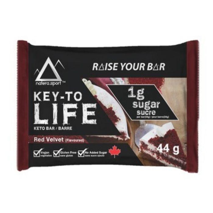 key-to life keto bars red velvet keto bar