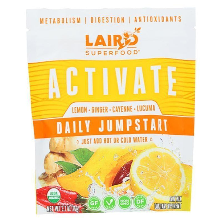 Laird Superfood – Daily Jumpstart Lemon Ginger, 8 oz- Pantry 1