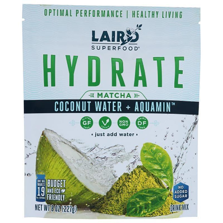 Laird Superfood – Hydrate Matcha, 8 oz- Pantry 1