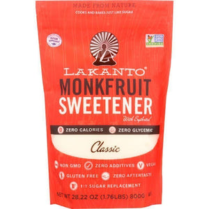 Lakanto – Monkfruit Sweetener Classic, 28.22 oz