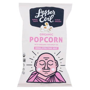 Lesser Evil - Himalayan Pink Salt Popcorn, 5 Oz
