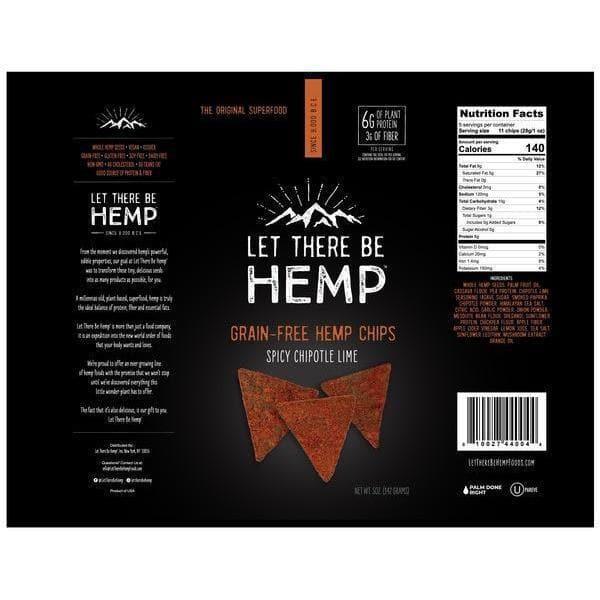 Let There Be Hemp - Spicy Chipotle Grain-free Hemp Chips, 5 Oz- Pantry 2