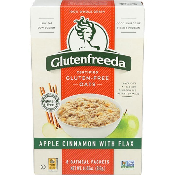 Lilly B’s Glutenfreeda – Instant Oatmeal Apple Cinnamon with Flax, 11.05 Oz- Pantry 1