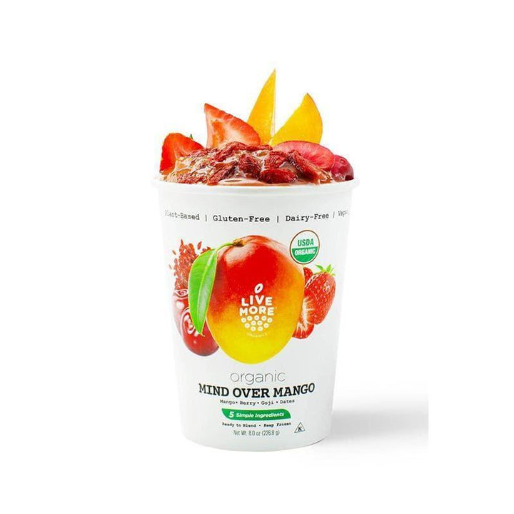 Live More Organics - Mango Smoothie Cup, 8 oz- Pantry 1