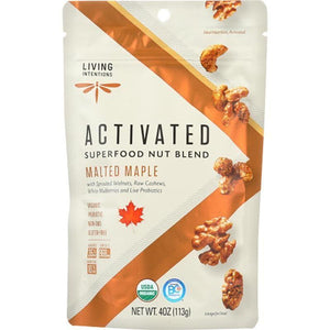 Living Intentions - Malted Maple Superfood Nut Blend, 4 Oz