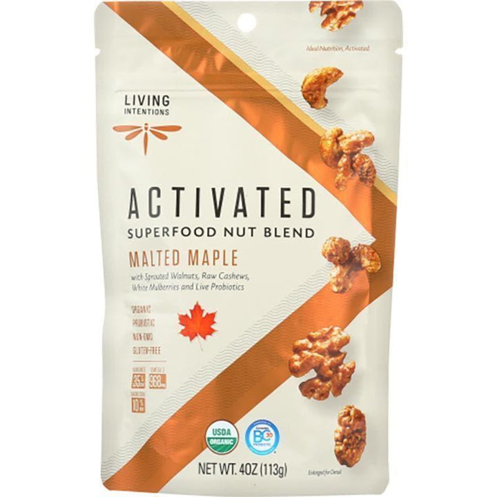 Living Intentions - Malted Maple Superfood Nut Blend, 4 Oz- Pantry 1