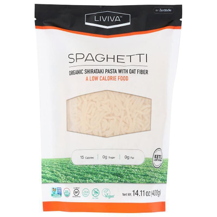 Liviva – Shirataki Spaghetti Pasta, 14.11 oz | Pack of 3- Pantry 1