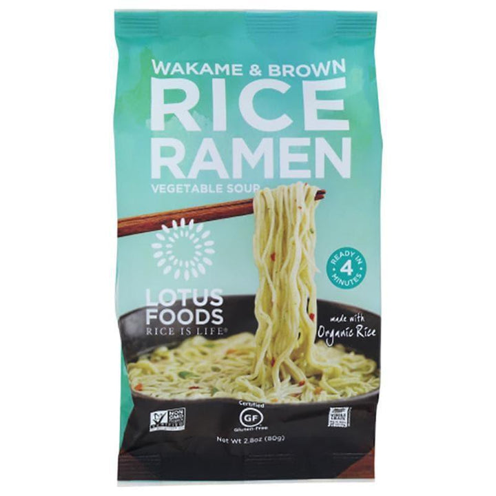 Lotus Foods – Ramen – Wakame & Brown Rice, 2.8 oz- Pantry 1