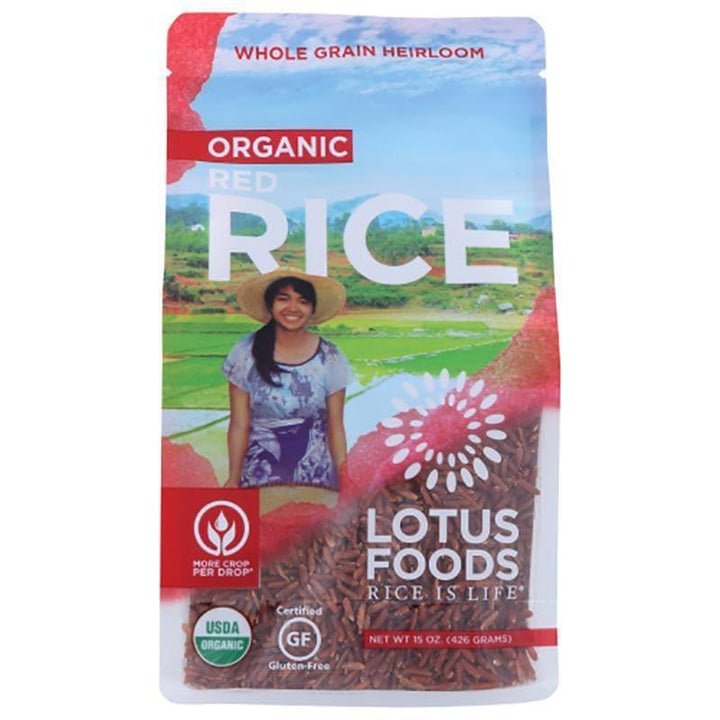Lotus Foods – Red Rice, 15 oz- Pantry 1