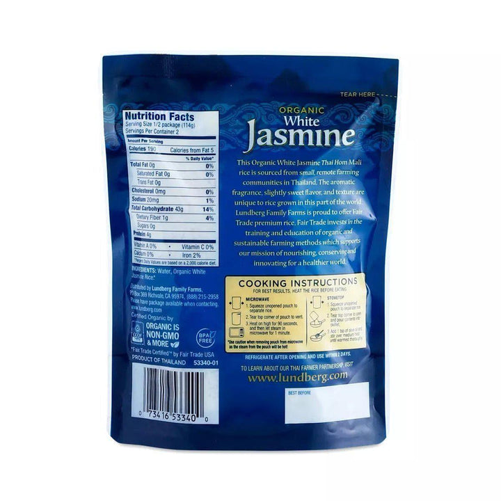 Lundberg – Ready to Heat Rice – White Thai Jasmine, 8 oz- Pantry 2