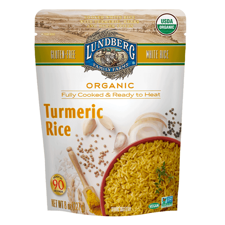 Lundberg - Ready to Heat Turmeric Rice, 8 oz- Pantry 1