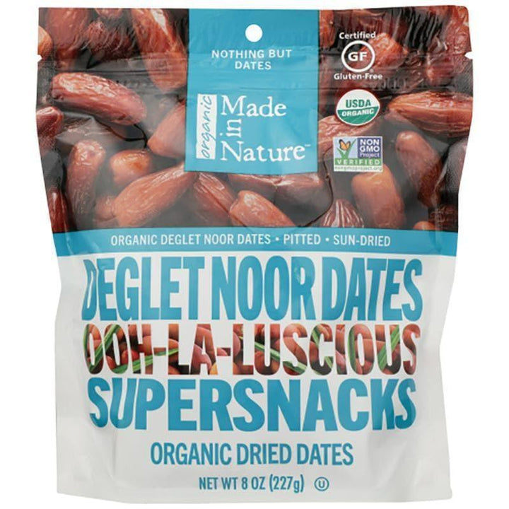 Made In Nature – Dried Dates Supersnacks, 8 oz- Pantry 1
