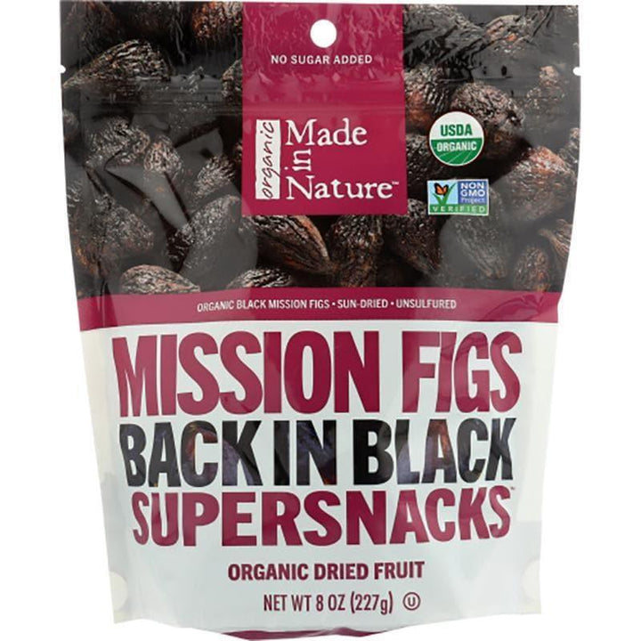 Made In Nature – Dried Mission Figs Supersnacks, 8 oz- Pantry 1