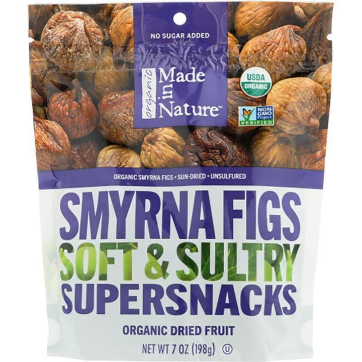 Made In Nature - Dried Smyrna Figs Supersnacks, 7 oz- Pantry 1