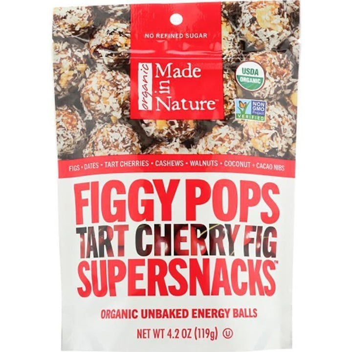 Made In Nature – Figgy Pops Tart Cherry Supersnacks, 4 oz- Pantry 1
