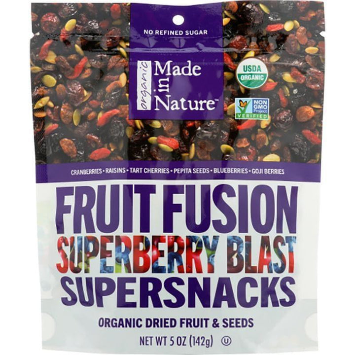 Made In Nature – Fruit Fusion Dried Fruit & Seeds, 5 oz- Pantry 1