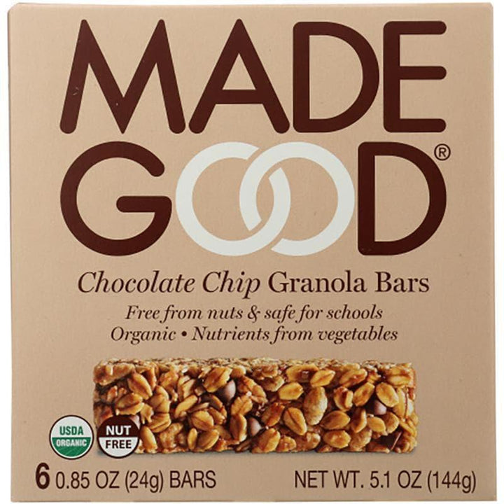 Madegood – Chocolate Chip Granola Bars, 5.1 Oz- Pantry 1