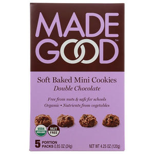 Madegood – Double Chocolate Mini Cookies, 4.25 oz