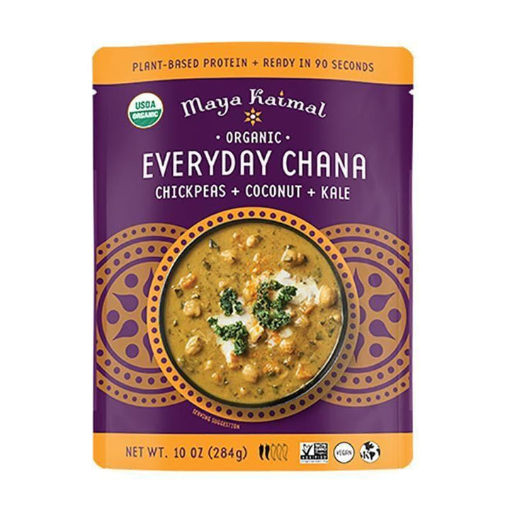 Maya Kaimal – Everyday Chana Chickpeas with Coconut & Kale, 10 oz- Pantry 1